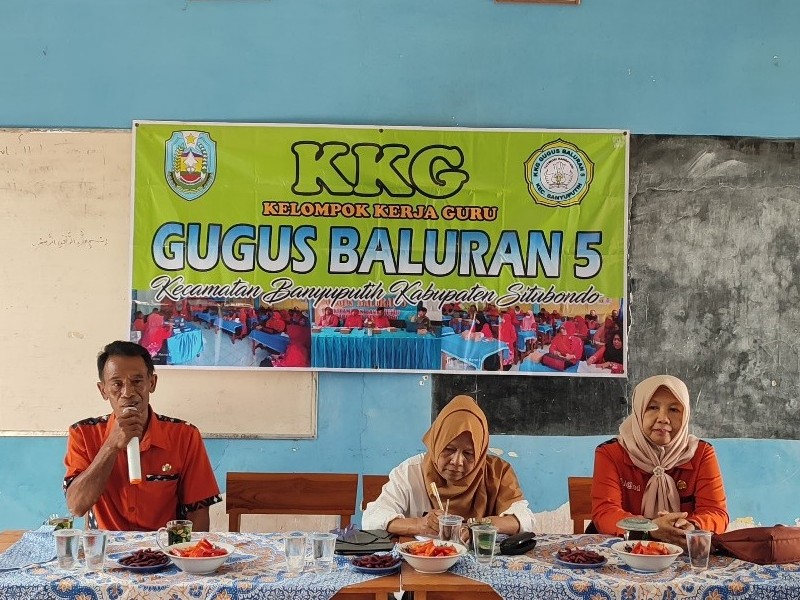 PERTEMUAN KKG BALURAN 5 DILAKSANAKAN DI SD NEGERI 5 BANYUPUTIH