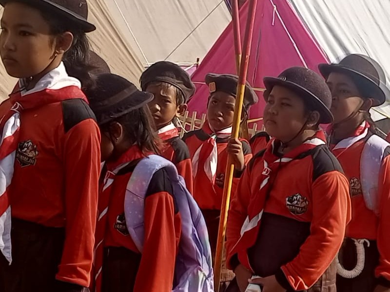 SDN 5 Banyuputih Ikuti Kegiatan Jambore Ranting