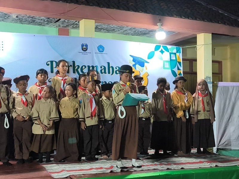 Malam Penuh Haru, SDN 5 Banyuputih Gelar Perkemahan dan Pisah Kenang Kelas 6